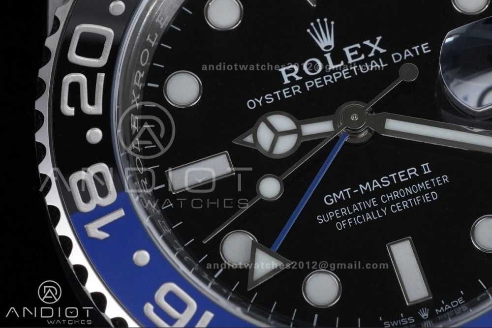 GMT Master II 126710 BLNR 904L SS ARF Batgirl 1:1 Best Edition New SH3285 On Jubilee Bracelet V2