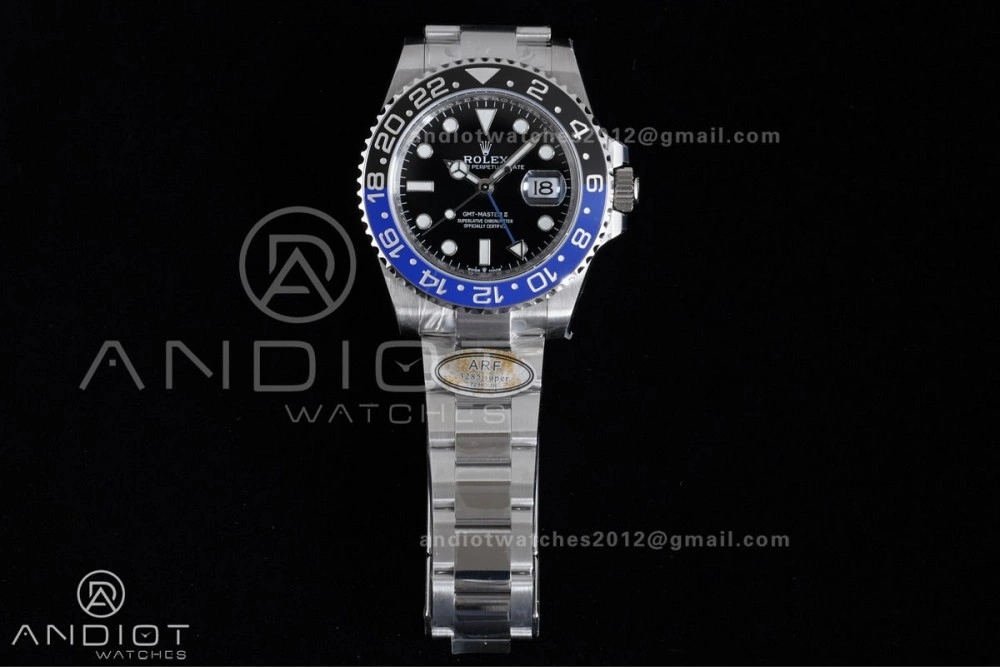 GMT Master II 126710 BLNR 904L SS ARF Batman 1:1 Best Edition New SH3285 On Oyster Bracelet V2