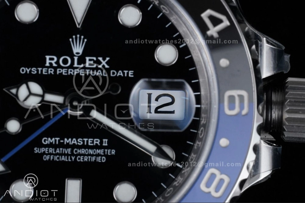 GMT Master II 126710 BLNR 904L SS ARF Batman 1:1 Best Edition New SH3285 On Oyster Bracelet V2
