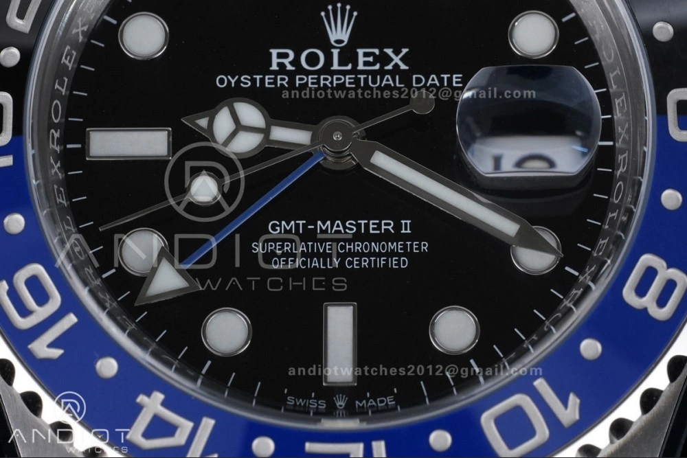 GMT Master II 126710 BLNR 904L SS ARF Batman 1:1 Best Edition New SH3285 On Oyster Bracelet V2