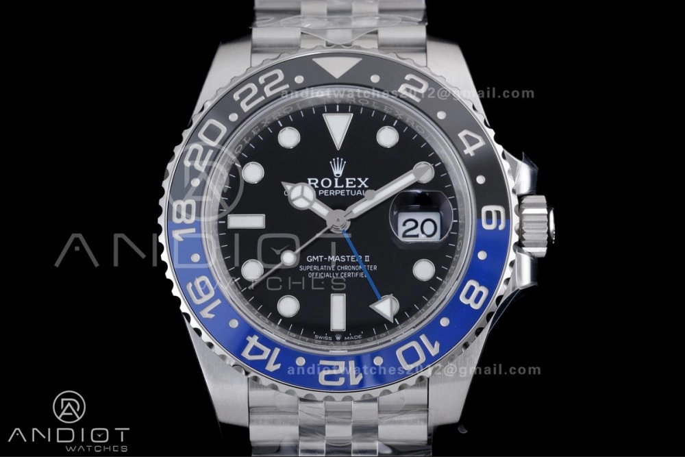 GMT-Master II 126710 BLNR 904L Steel VSF 1:1 Batgirl Best Edition on Jubilee Bracelet DD3285 V3