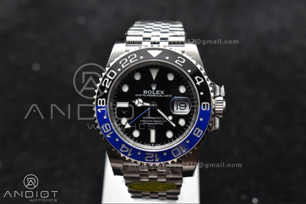 GMT-Master II 126710 BLNR Blue Black Ceramic Clean Factory Best Edition on Jubilee Bracelet DD3285 CHS