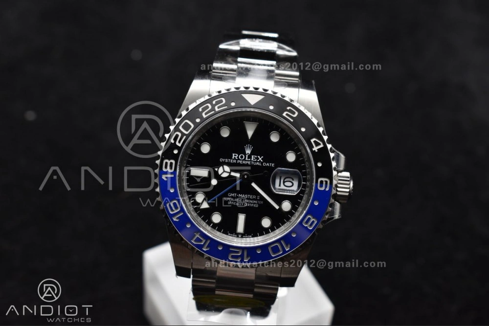 GMT-Master II 126710 BLNR Blue Black Ceramic Clean Factory Best Edition on Oyster Bracelet DD3285 CHS