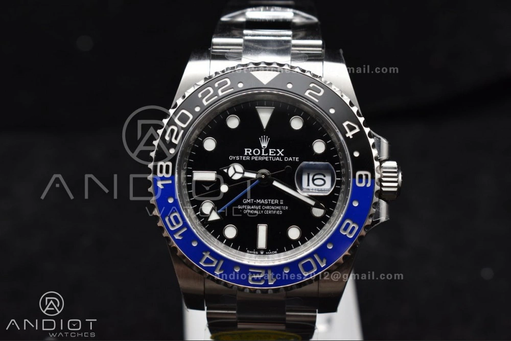 GMT-Master II 126710 BLNR Blue Black Ceramic Clean Factory Best Edition on Oyster Bracelet DD3285 CHS
