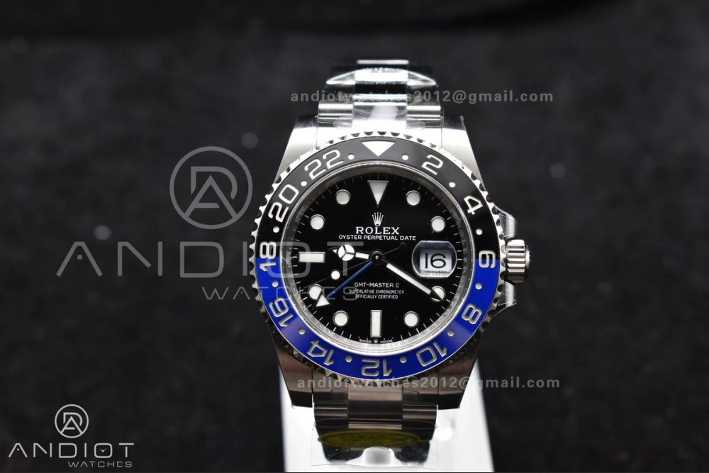 GMT-Master II 126710 BLNR Blue Black Ceramic Clean Factory Best Edition on Oyster Bracelet DD3285 CHS
