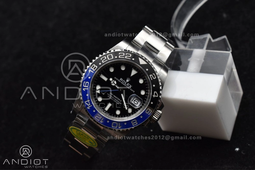GMT-Master II 126710 BLNR Blue Black Ceramic Clean Factory Best Edition on Oyster Bracelet DD3285 CHS