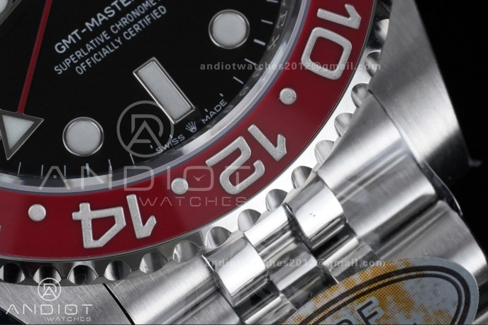 GMT Master II 126710 BLRO 904L SS ARF Pepsi 1:1 Best Edition On Jubilee Bracelet New SH3285 (UV Bezel Upgraded) V3