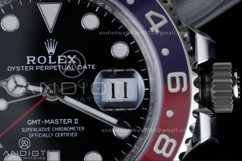 GMT Master II 126710 BLRO 904L SS ARF Pepsi 1:1 Best Edition On Jubilee Bracelet New SH3285 (UV Bezel Upgraded) V3