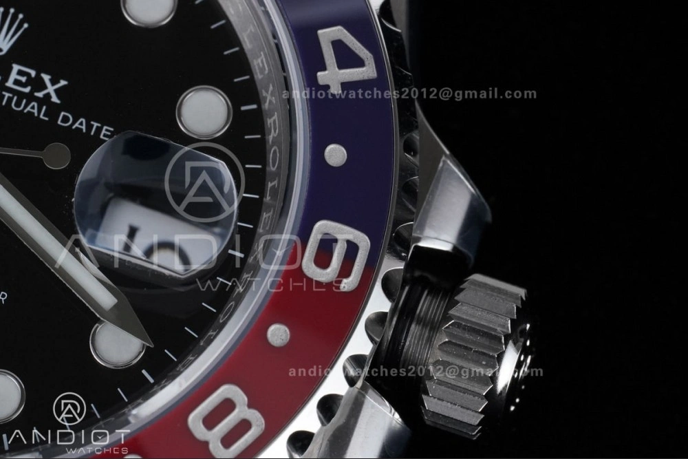 GMT Master II 126710 BLRO 904L SS ARF Pepsi 1:1 Best Edition On Jubilee Bracelet New SH3285 (UV Bezel Upgraded) V3
