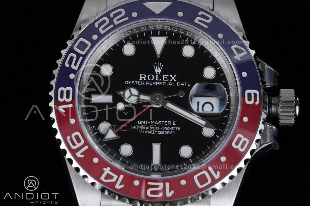GMT Master II 126710 BLRO 904L SS ARF Pepsi 1:1 Best Edition On Oyster Bracelet New SH3285 (UV Bezel Upgraded) V3