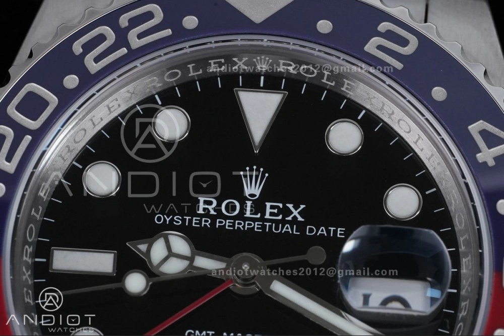 GMT Master II 126710 BLRO 904L SS ARF Pepsi 1:1 Best Edition On Oyster Bracelet New SH3285 (UV Bezel Upgraded) V3