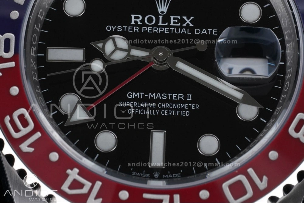 GMT Master II 126710 BLRO 904L SS ARF Pepsi 1:1 Best Edition On Oyster Bracelet New SH3285 (UV Bezel Upgraded) V3