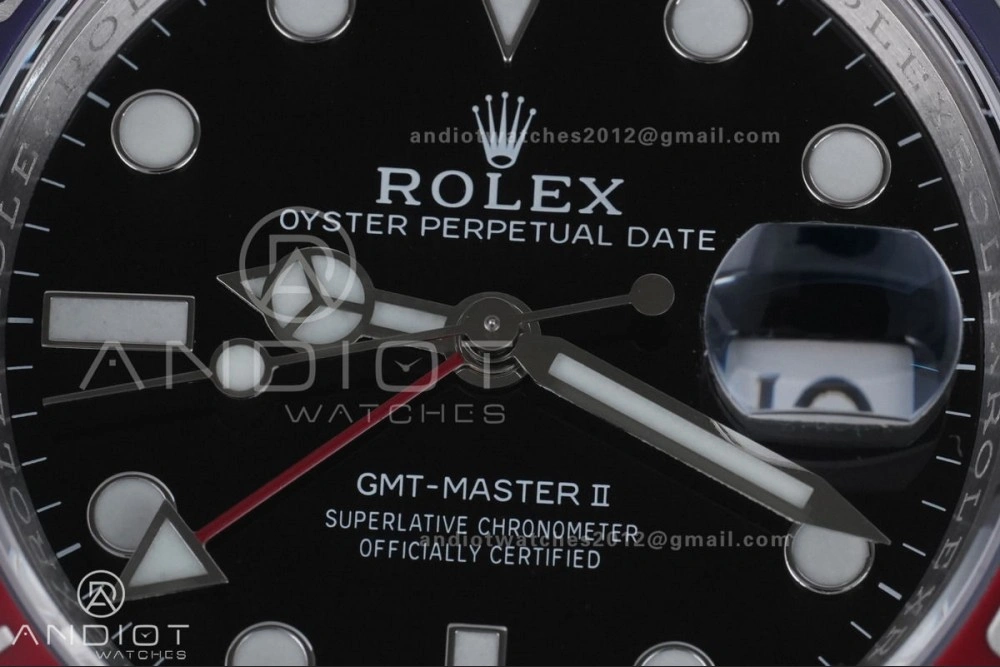 GMT Master II 126710 BLRO 904L SS ARF Pepsi 1:1 Best Edition On Oyster Bracelet New SH3285 (UV Bezel Upgraded) V3