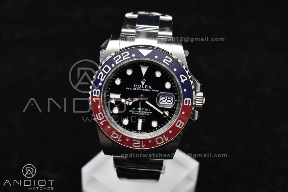 GMT-Master II 126710 BLRO Blue Red Ceramic Clean Factory Best Edition On Oyster Bracelet DD3285 CHS V3 With Newest UV Bezel