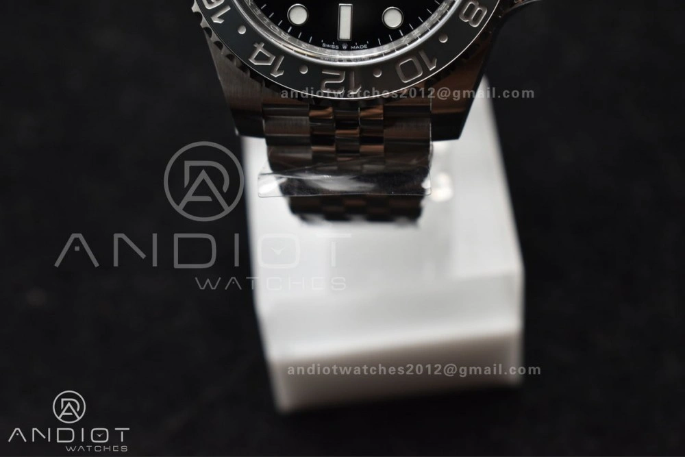 GMT-Master II 126710 GRNR Black Gray Ceramic 904L Steel Clean 1:1 Best Edition on Jubilee Strap DD3285