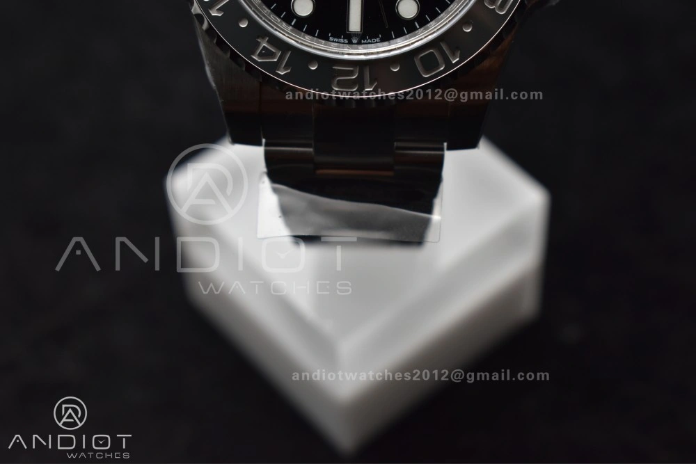 GMT-Master II 126710 GRNR Black Gray Ceramic 904L Steel Clean 1:1 Best Edition on Oyster Strap DD3285