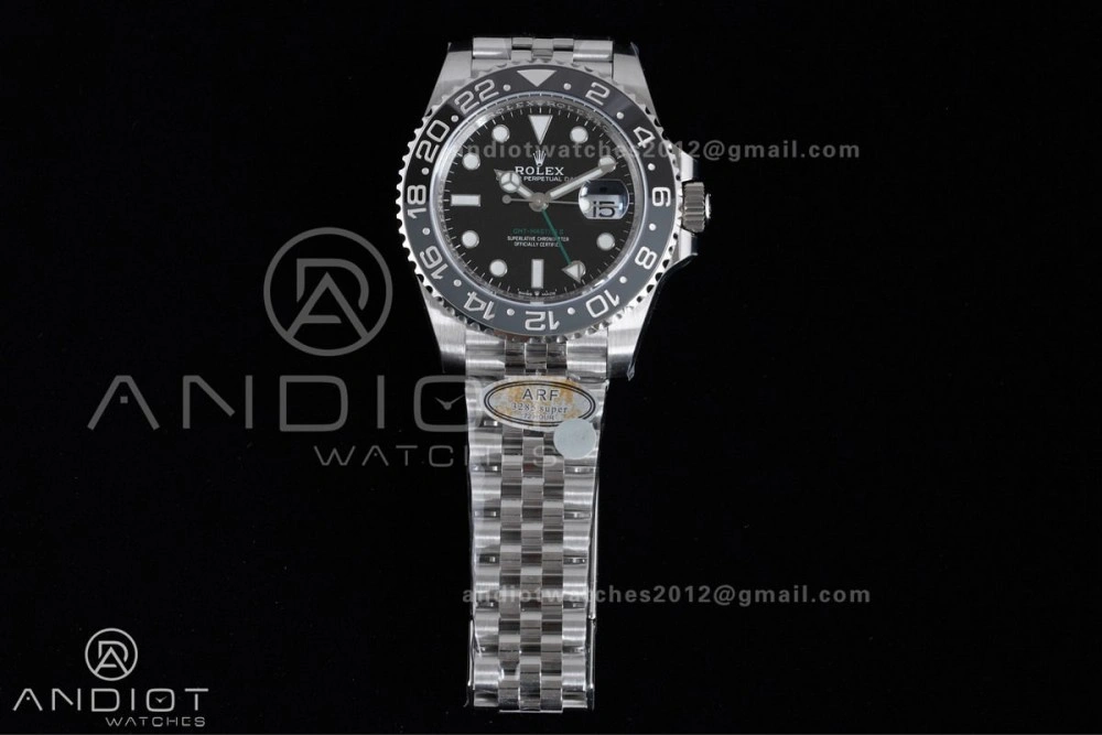 GMT-Master II 126710 GRNR Gray Black Ceramic 904L ARF Bruce Wayne 1:1 Best Edition on Jubilee Bracelet New SH3285 V2