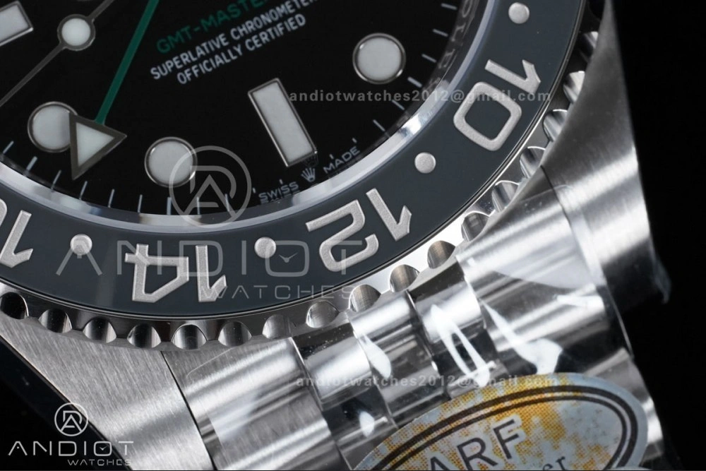 GMT-Master II 126710 GRNR Gray Black Ceramic 904L ARF Bruce Wayne 1:1 Best Edition on Jubilee Bracelet New SH3285 V2
