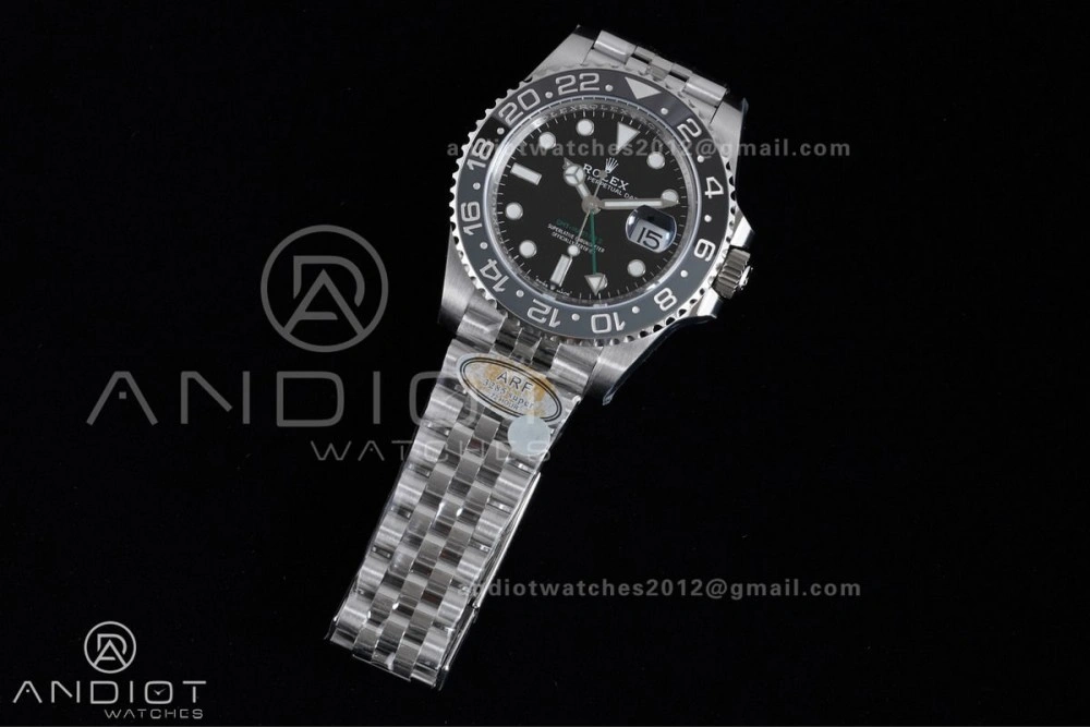 GMT-Master II 126710 GRNR Gray Black Ceramic 904L ARF Bruce Wayne 1:1 Best Edition on Jubilee Bracelet New SH3285 V2