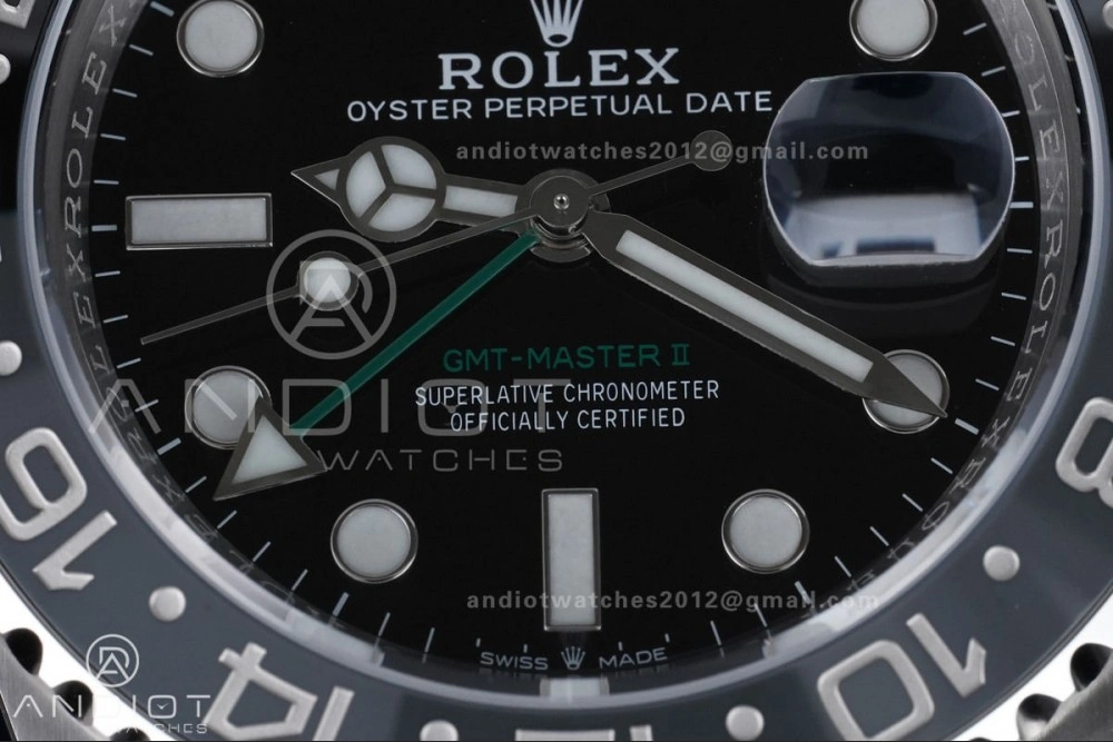 GMT-Master II 126710 GRNR Gray Black Ceramic 904L ARF Bruce Wayne 1:1 Best Edition on Jubilee Bracelet New SH3285 V2