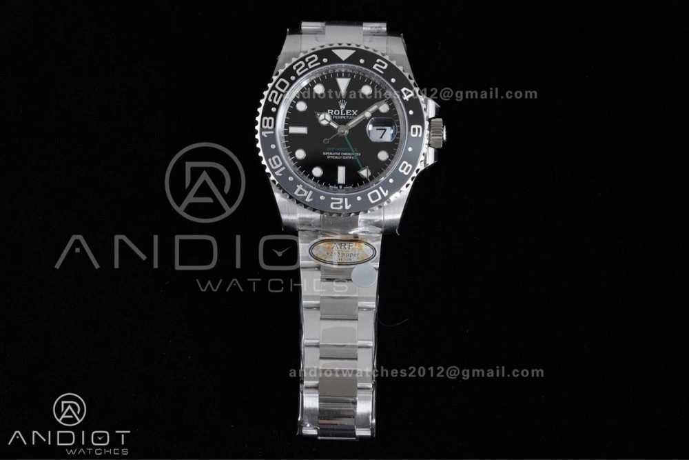 GMT-Master II 126710 GRNR Gray Black Ceramic 904L ARF Bruce Wayne 1:1 Best Edition on Oyster Bracelet New SH3285 V2