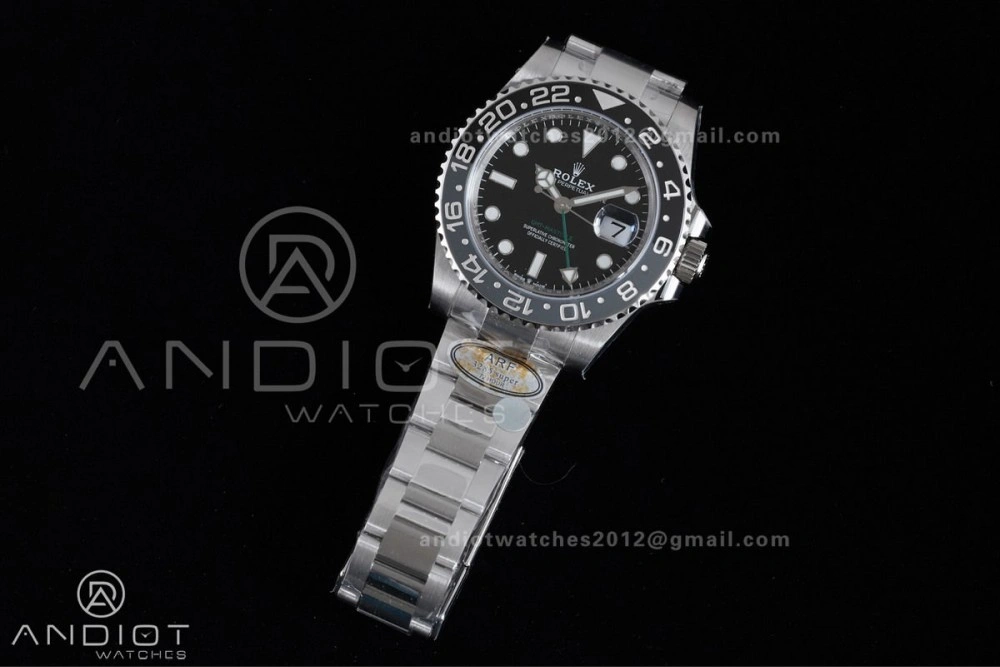 GMT-Master II 126710 GRNR Gray Black Ceramic 904L ARF Bruce Wayne 1:1 Best Edition on Oyster Bracelet New SH3285 V2