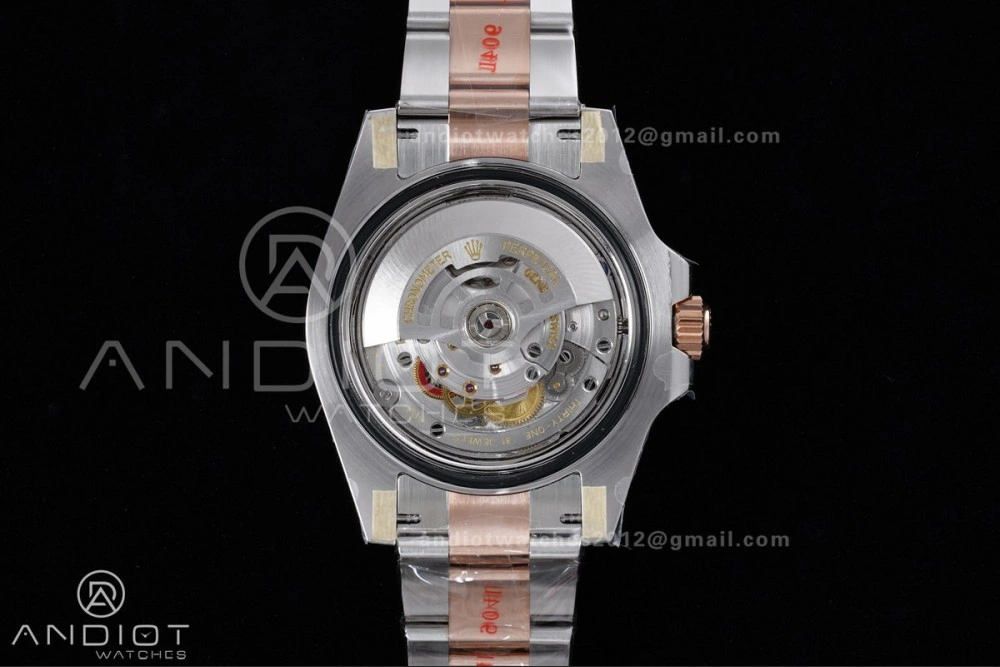 GMT Master II 126711 CHNR 904L SS ARF 1:1 Best Edition on SS RG Bracelet New SH3285 V2 (Gain Weight)