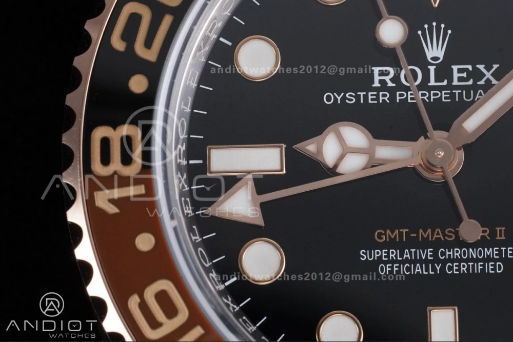 GMT Master II 126711 CHNR 904L SS ARF 1:1 Best Edition on SS RG Bracelet New SH3285 V2 (Gain Weight)