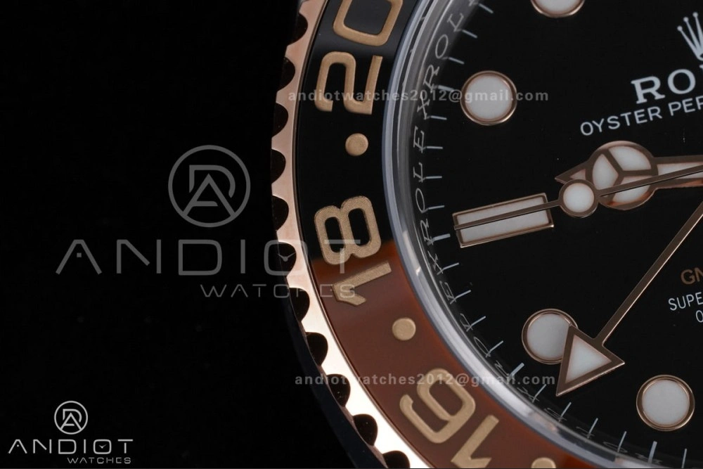 GMT Master II 126711 CHNR 904L SS ARF 1:1 Best Edition on SS RG Bracelet New SH3285 V2