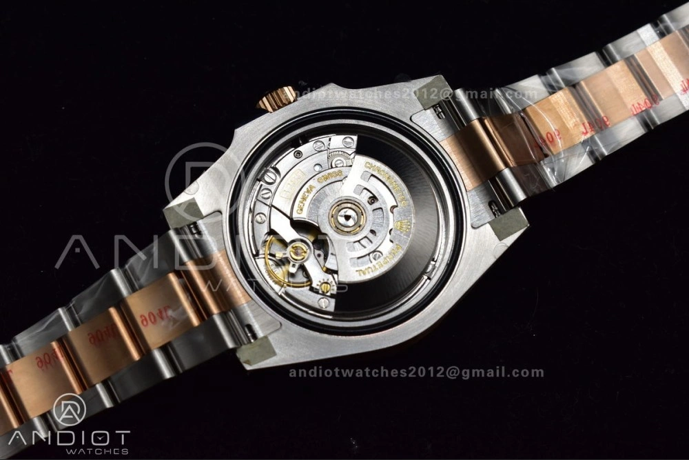 GMT-Master II 126711 CHNR Black Brown Ceramic Clean Factory Best Edition on SS RG Bracelet DD3285 CHS