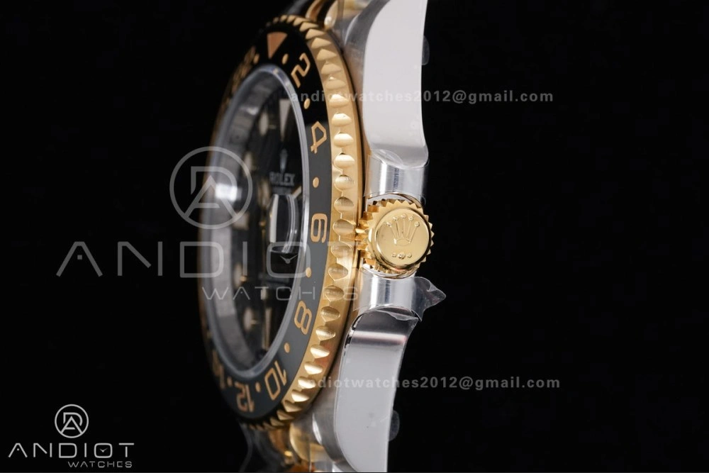 GMT-Master II 126713 GRNR ARF 1:1 Best Edition on Black Dial SS YG Bracelet Super Clone New SH3285 CHS (Gain Weight)