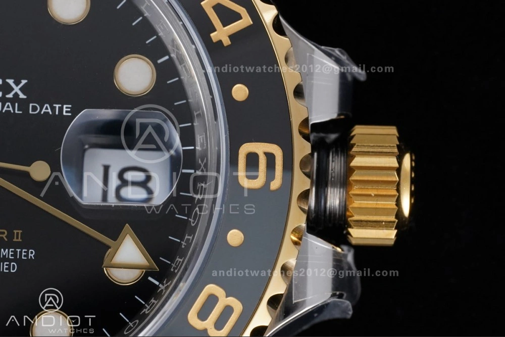 GMT-Master II 126713 GRNR ARF 1:1 Best Edition on Black Dial SS YG Bracelet Super Clone New SH3285 CHS (Gain Weight)