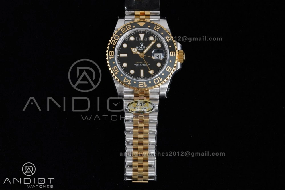 GMT Master II 126713 GRNR ARF Best Edition Black Dial on SS YG Jubilee Bracelet New SH3285 V2