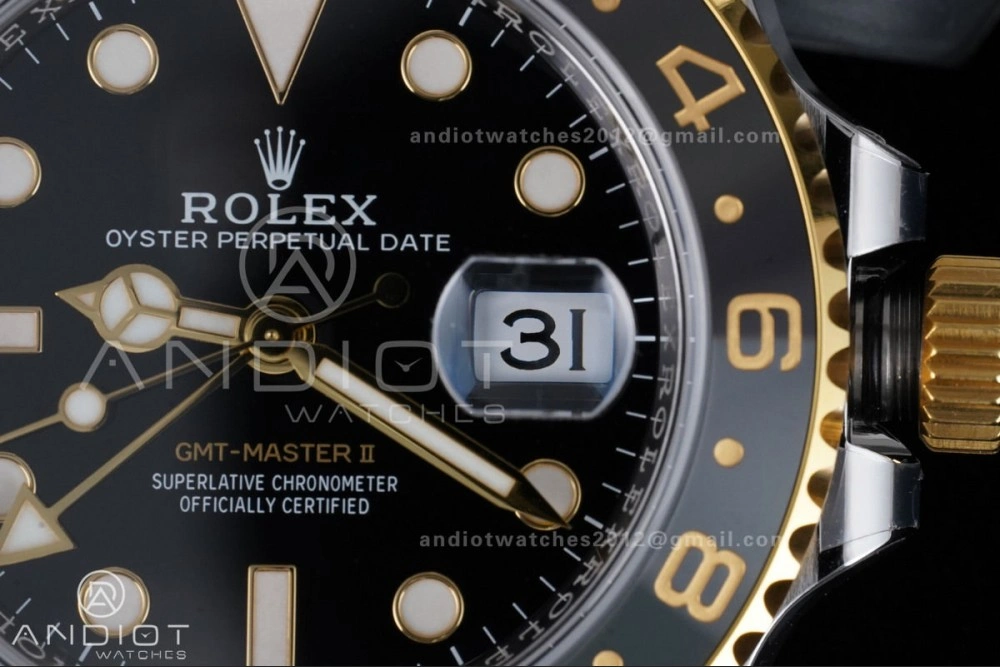 GMT Master II 126713 GRNR ARF Best Edition Black Dial on SS YG Jubilee Bracelet New SH3285 V2