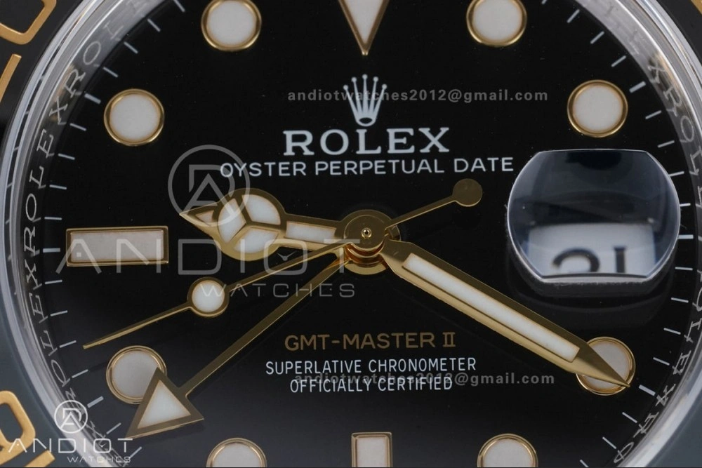GMT Master II 126713 GRNR ARF Best Edition Black Dial on SS YG Jubilee Bracelet New SH3285 V2