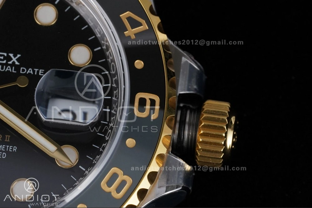GMT Master II 126713 GRNR ARF Best Edition Black Dial on SS YG Jubilee Bracelet New SH3285 V2