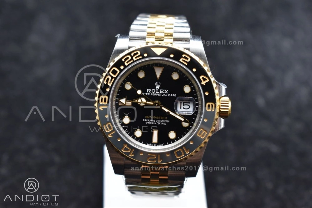 GMT Master II 126713 GRNR Clean 1:1 Best Edition Black Dial on Jubilee Bracelet DD3285 CHS