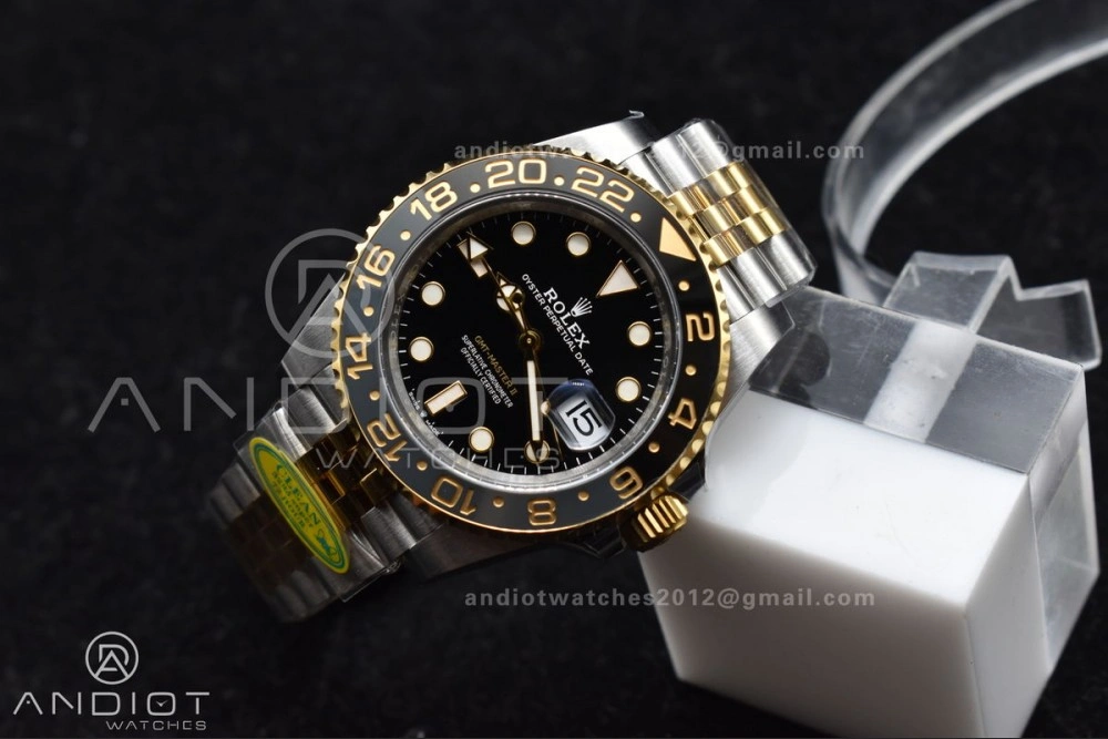 GMT Master II 126713 GRNR Clean 1:1 Best Edition Black Dial on Jubilee Bracelet DD3285 CHS