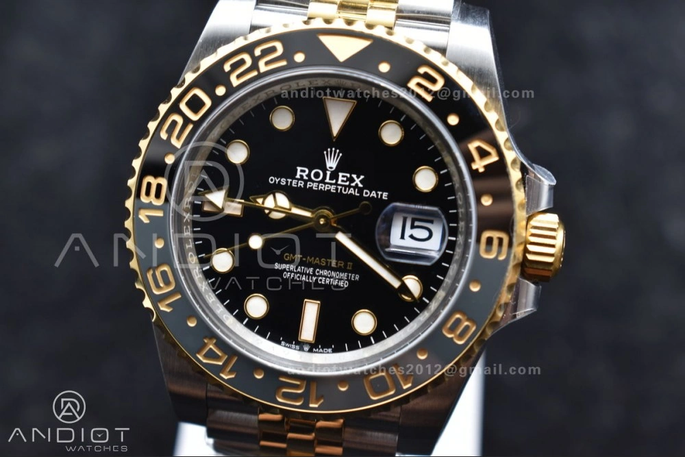 GMT Master II 126713 GRNR Clean 1:1 Best Edition Black Dial on Jubilee Bracelet DD3285 CHS