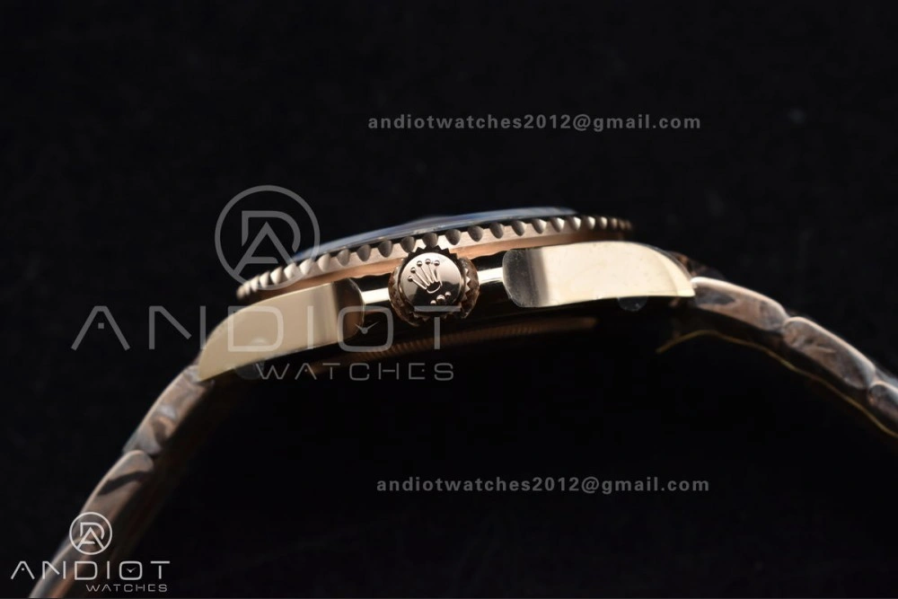 GMT Master II 126715 CHNR 904L SS ARF 1:1 Best Edition on RG Bracelet New SH3285 CHS