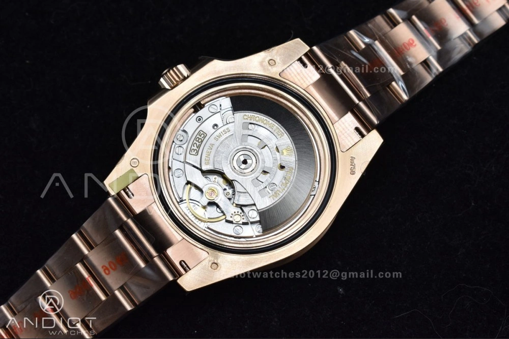 GMT Master II 126715 CHNR 904L SS ARF 1:1 Best Edition on RG Bracelet New SH3285 CHS