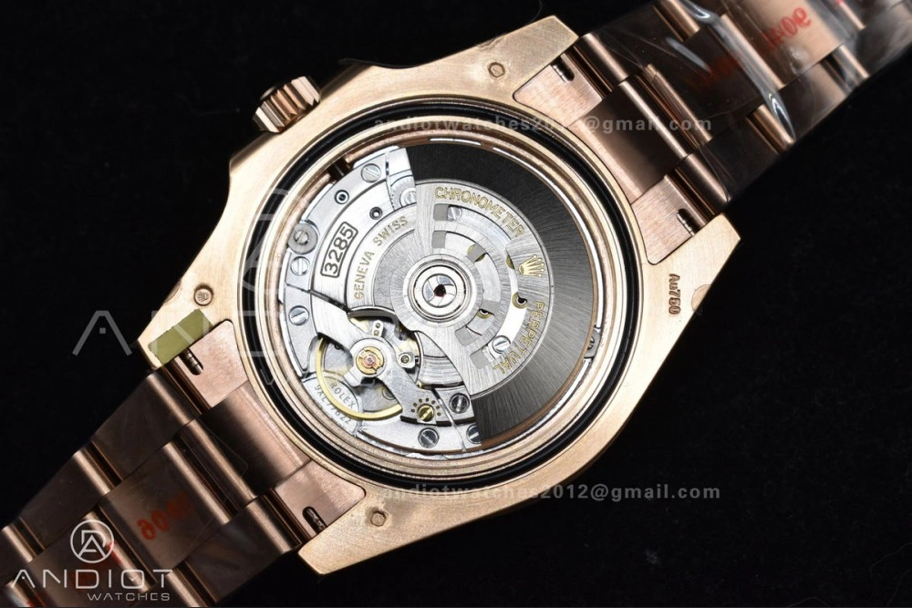 GMT Master II 126715 CHNR 904L SS ARF 1:1 Best Edition on RG Bracelet New SH3285 CHS