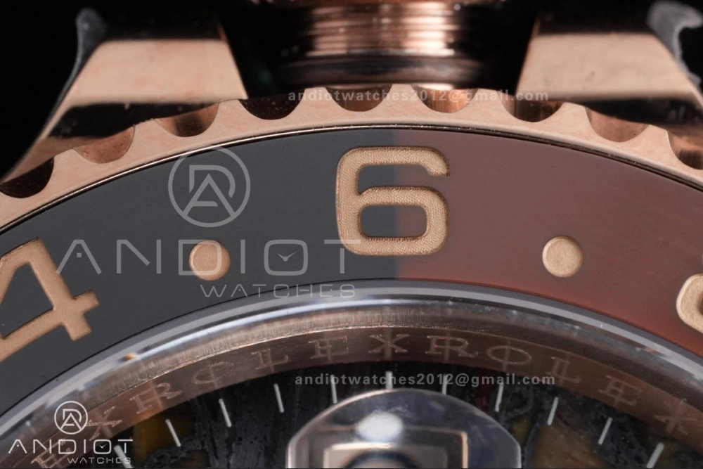 GMT Master II 126715 CHNR ARF Best Edition Tiger Iron Dial on RG Oyster Bracelet Sh3285