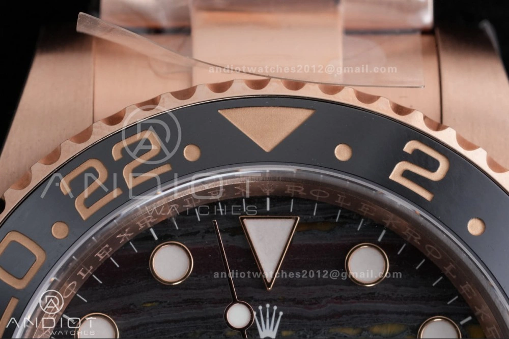 GMT Master II 126715 CHNR ARF Best Edition Tiger Iron Dial on RG Oyster Bracelet Sh3285