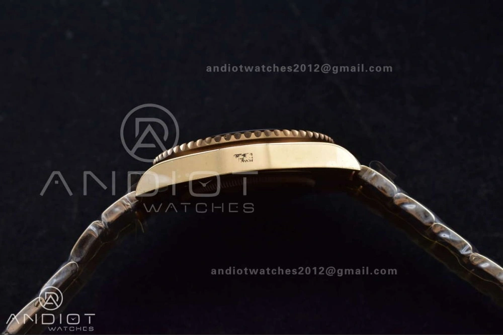 GMT Master II 126715 CHNR Gain Weight Gold Factory 1:1 Best Edition Black Dial on RG Bracelet VR3285 CHS