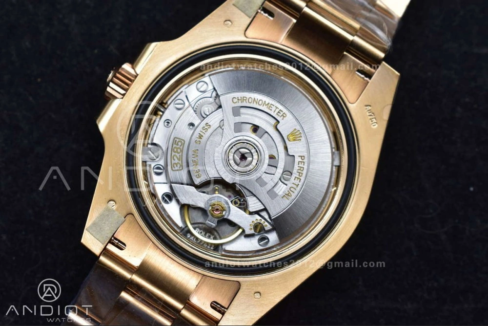 GMT Master II 126715 CHNR Gain Weight Gold Factory 1:1 Best Edition Black Dial on RG Bracelet VR3285 CHS