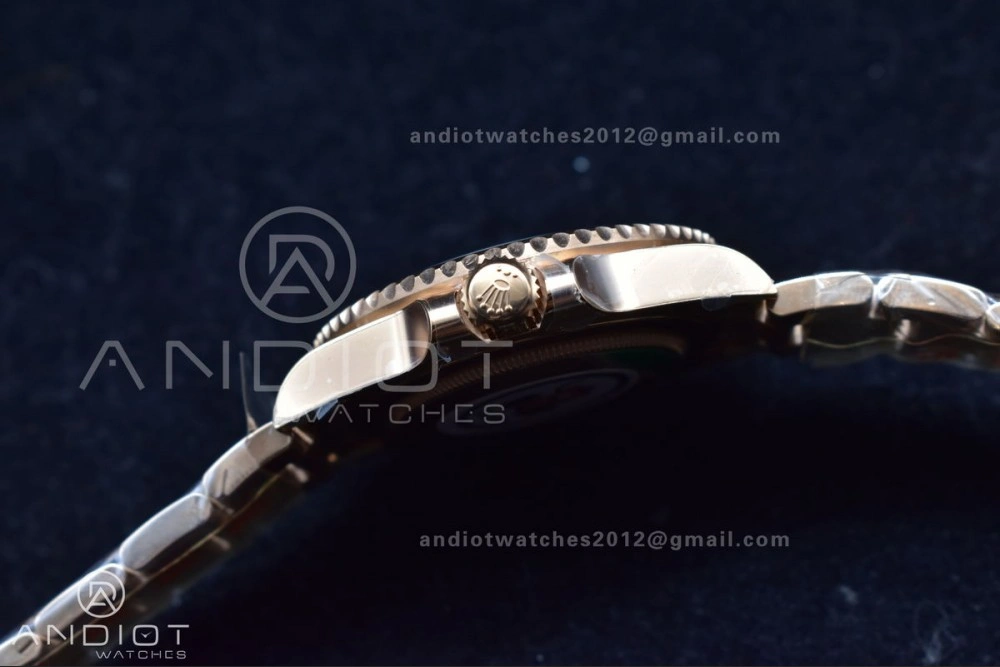 GMT-Master II 126715CHNR Black Red Ceramic Clean Factory Best Edition on SS RG Bracelet DD3285 CHS