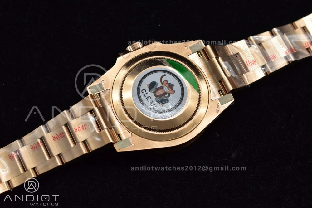 GMT-Master II 126715CHNR Black Red Ceramic Clean Factory Best Edition on SS RG Bracelet DD3285 CHS