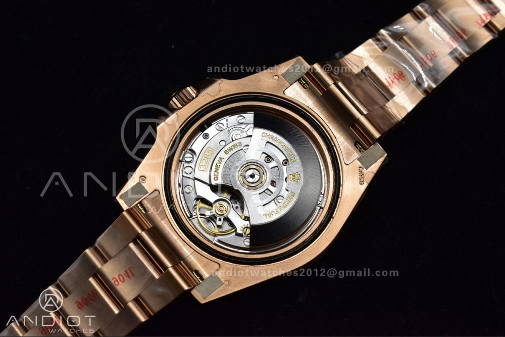 GMT-Master II 126715CHNR Black Red Ceramic Clean Factory Best Edition on SS RG Bracelet DD3285 CHS