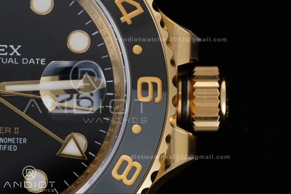 GMT Master II 126718 GRNR ARF Best Edition Black Dial on YG Jubilee Bracelet New SH3285 V2